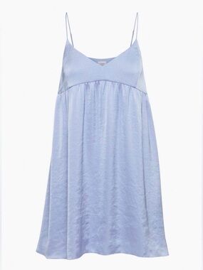 Wilfred Light Blue Satin Slip Dress